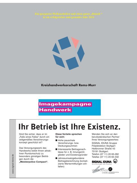 Handwerks-Echo Nr. 157 - Kreishandwerkerschaft Rems-Murr