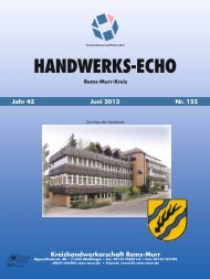 Handwerks-Echo Nr. 155 - Kreishandwerkerschaft Rems-Murr