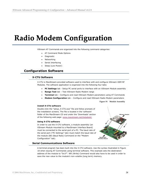 XStreamâ¢ Advanced Programming & Configuration