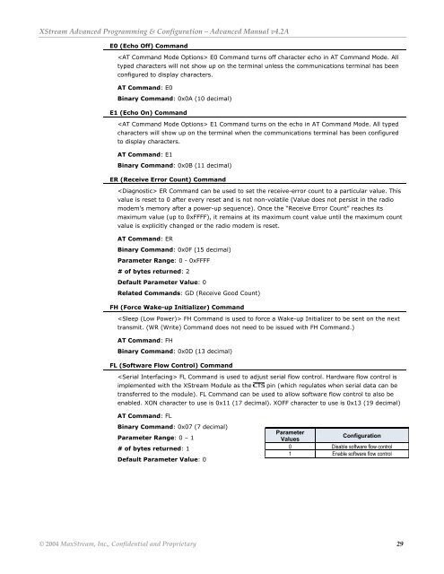 XStreamâ¢ Advanced Programming & Configuration