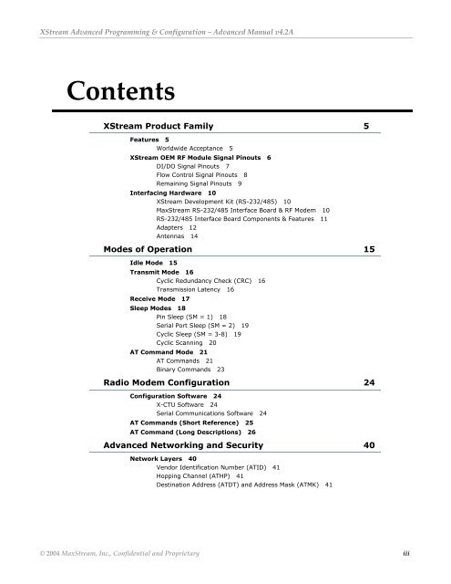 XStreamâ¢ Advanced Programming & Configuration