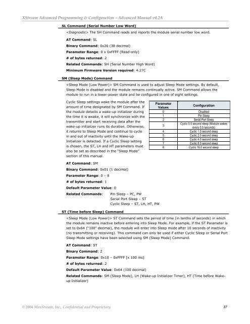 XStreamâ¢ Advanced Programming & Configuration