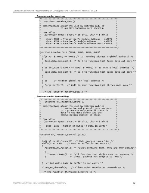 XStreamâ¢ Advanced Programming & Configuration