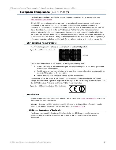 XStreamâ¢ Advanced Programming & Configuration