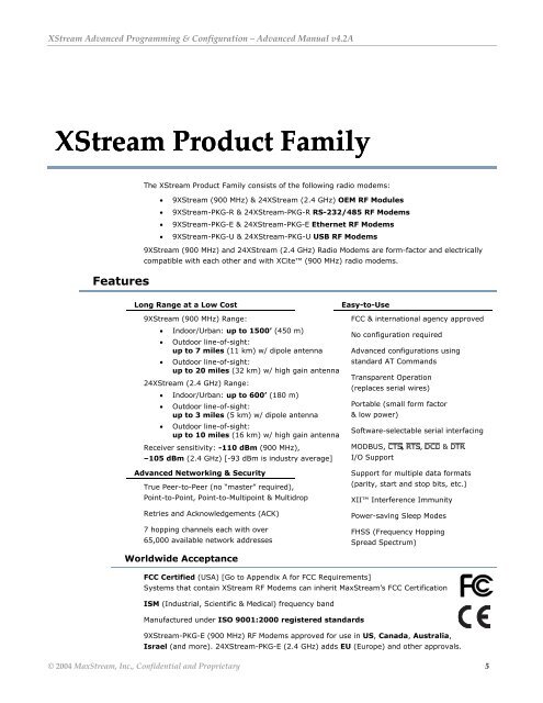 XStreamâ¢ Advanced Programming & Configuration