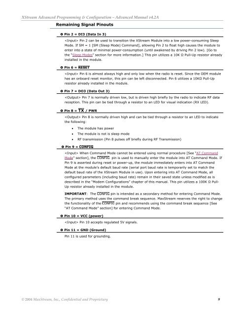 XStreamâ¢ Advanced Programming & Configuration