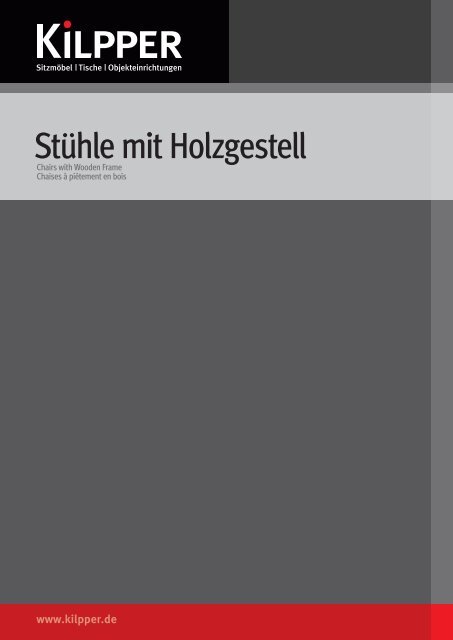 Stühle mit Holzgestell