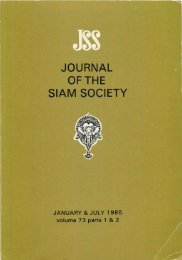 The Journal of the Siam Society Vol. LXXI, Part 1-2, 1983 - Khamkoo