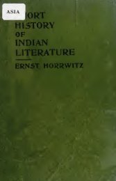 A short history of Indian literature - Khamkoo