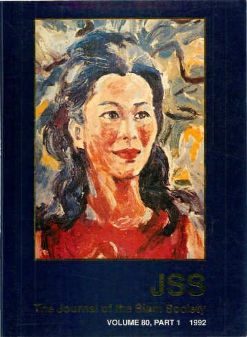 The Journal of the Siam Society Vol. LXXX, Part 1-2, 1992 - Khamkoo