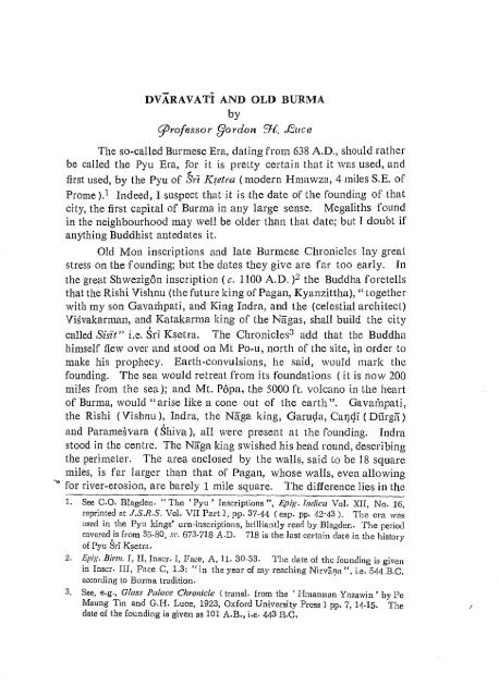 The Journal of the Siam Society Vol. LIII, Part 1-2, 1965 - Khamkoo
