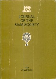 The Journal Of The Siam Society Vol Lii Part 1 2 1964 Khamkoo