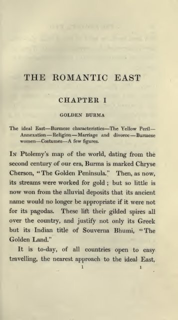 The romantic East: Burma, Assam, & Kashmir - Khamkoo