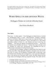 WORT-SPIELE IN DER OFFENEN WEITE - Karl-Heinz Brodbeck