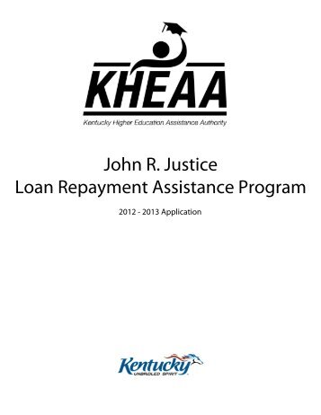 John R. Justice Loan Repayment Assistance Program - KHEAA