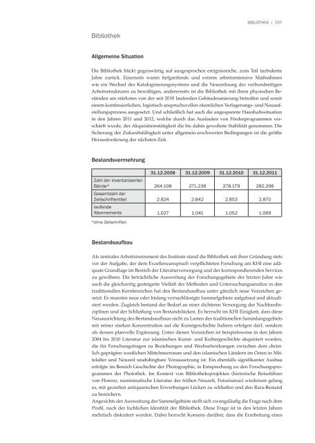 forschungsbericht november 2008 – juli 2012 - Kunsthistorisches ...