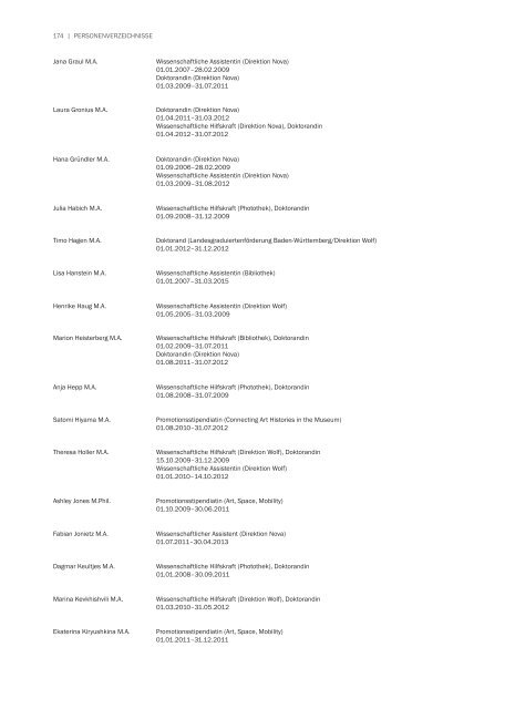 forschungsbericht november 2008 – juli 2012 - Kunsthistorisches ...