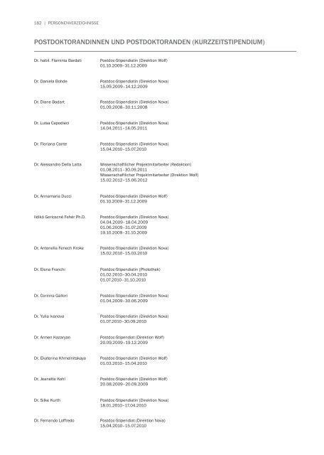 forschungsbericht november 2008 – juli 2012 - Kunsthistorisches ...