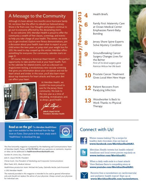 Download the January/February Issue - Jersey Shore Medical Center