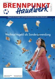 Weihnachtsgeld als Sonderzuwendung - Kreishandwerkerschaft ...