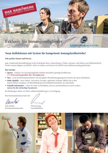 Informationen - Kreishandwerkerschaft Ulm