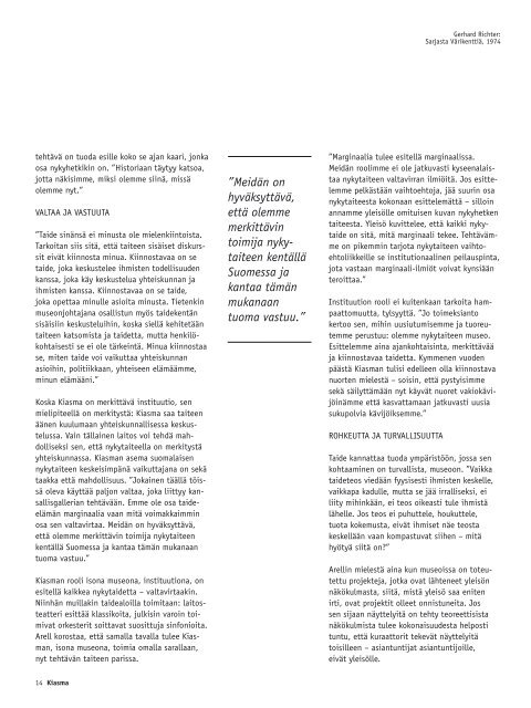 Lataa Kiasma-lehti 37 PDF-versiona