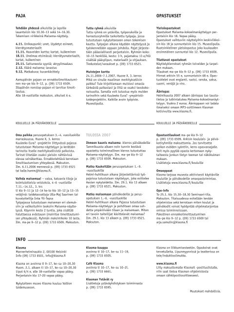 Lataa kiasma-lehti 33 PDF-versiona