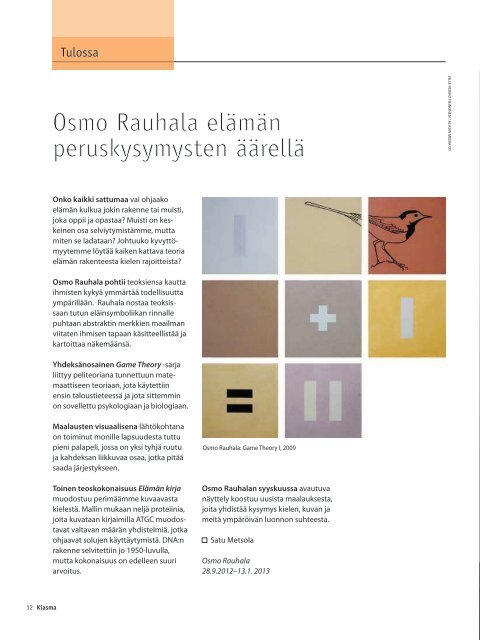 Lataa Kiasma-lehti 51 PDF-versiona