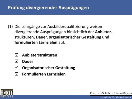 Ausbildung der Ausbilder - KIBB