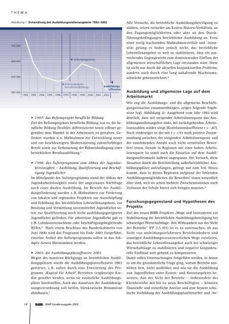 BWP-Sonderausgabe: Jugendliche in Ausbildung bringen - BiBB