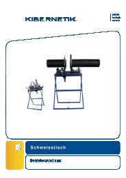 Betriebsanleitung Schweisstisch - Kibernetik