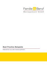 Best Practice Beispiele - KiBiS Work-Life Management GmbH