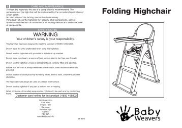 Folding Highchair - Kiddicare