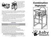 Combination Highchair - Kiddicare