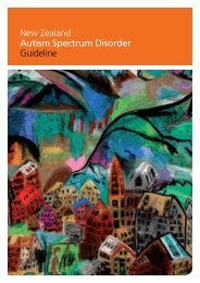 New Zealand Autism Spectrum Disorder Guideline - Ministry of Health