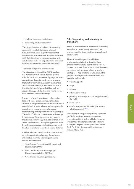 New Zealand Autism Spectrum Disorder Guideline - Ministry of Health