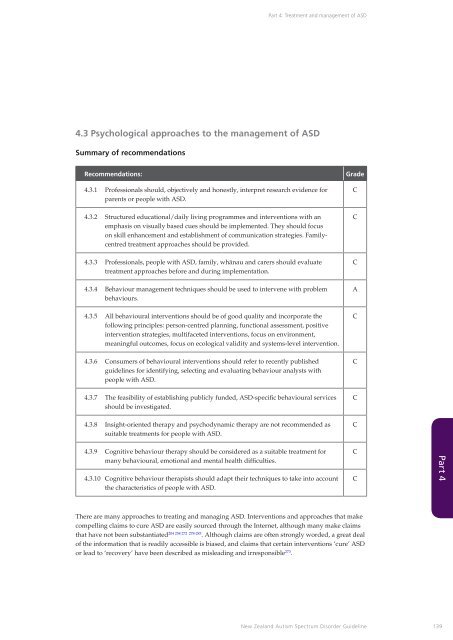 New Zealand Autism Spectrum Disorder Guideline - Ministry of Health