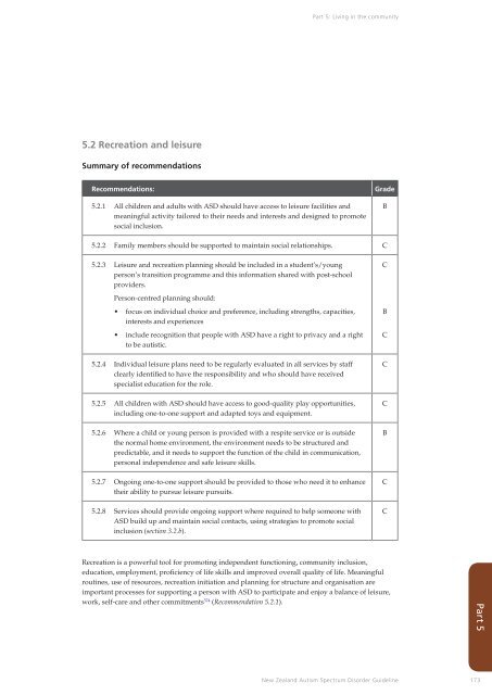 New Zealand Autism Spectrum Disorder Guideline - Ministry of Health