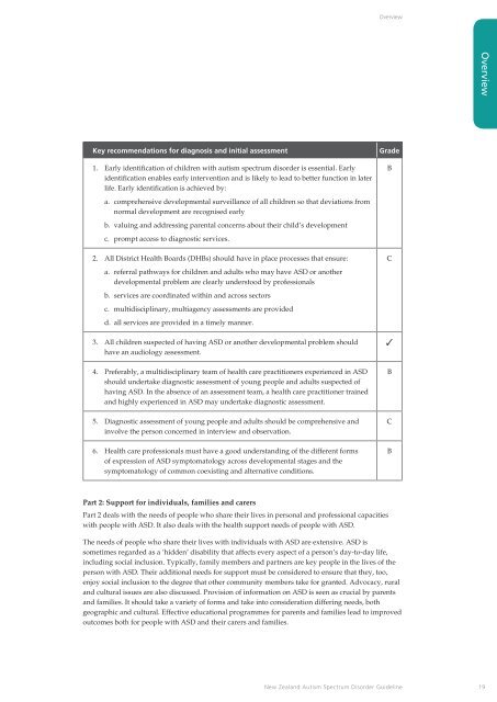 New Zealand Autism Spectrum Disorder Guideline - Ministry of Health