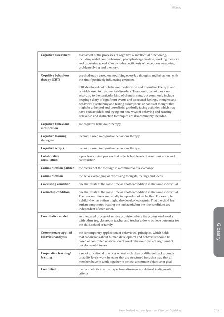 New Zealand Autism Spectrum Disorder Guideline - Ministry of Health