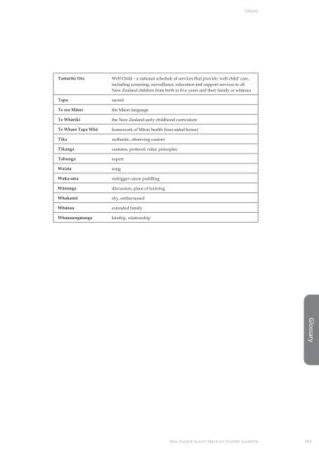 New Zealand Autism Spectrum Disorder Guideline - Ministry of Health