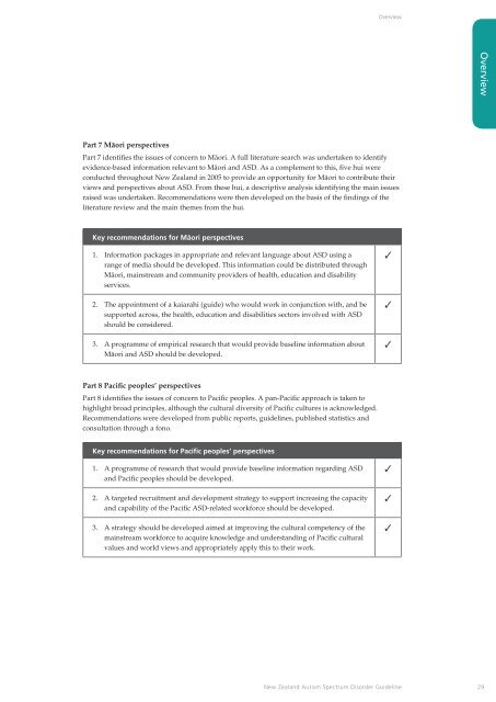 New Zealand Autism Spectrum Disorder Guideline - Ministry of Health