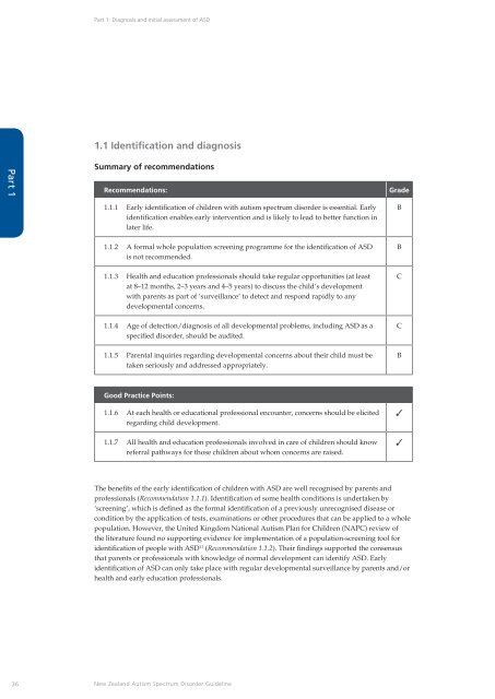 New Zealand Autism Spectrum Disorder Guideline - Ministry of Health