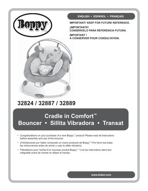 boppy cradle in comfort bouncer