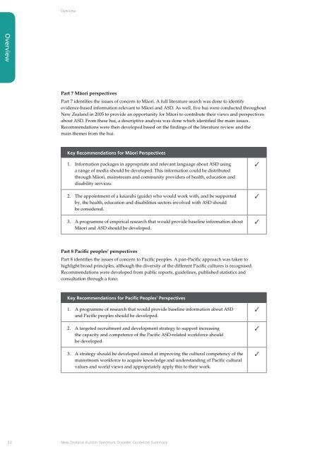 New Zealand Autism Spectrum Disorder ... - Ministry of Health