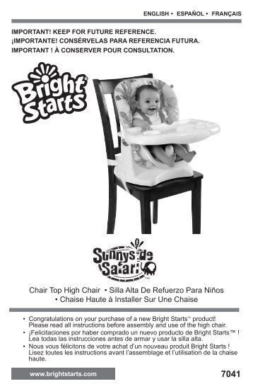 Chair Top High Chair • Silla Alta De Refuerzo Para Niños ... - Kids II