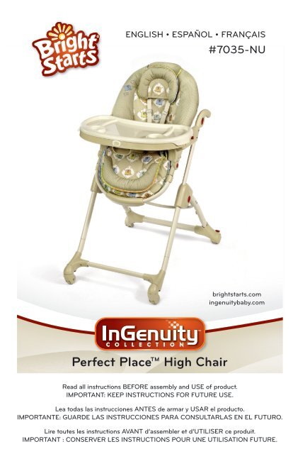 Perfect Place High Chair Kids Ii