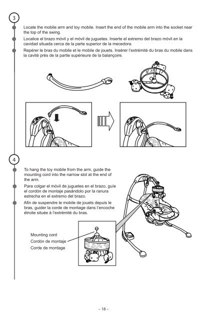 Cradle & Sway™ Swing - Kids II