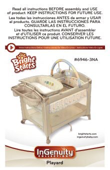 Bright Starts InGenuity SleepEasy Playard