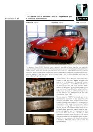 1963 Ferrari 250GT Berlinetta Lusso to Competizione spec ... - Kidston